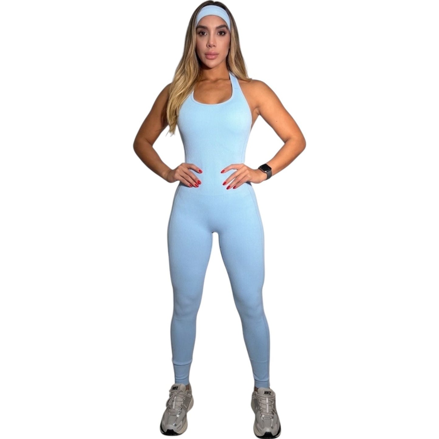POWER BLUE JUMPSUIT