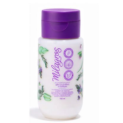 MINI ACONDICIONADOR ULTRANUTRITIVO PREMIUM MILAGROS 100 ML
