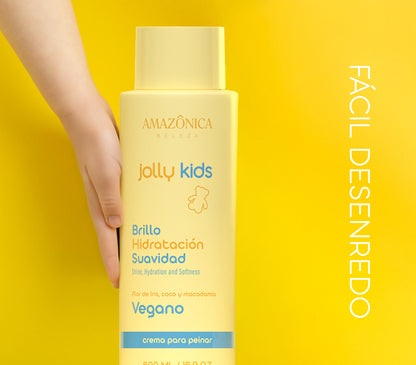 CREMA PARA PEINAR VEGANO JOLLY KIDS (AMAZONICA BELEZA)