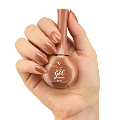 ESMALTE VOGUE EFECTO GEL (MOCHA)