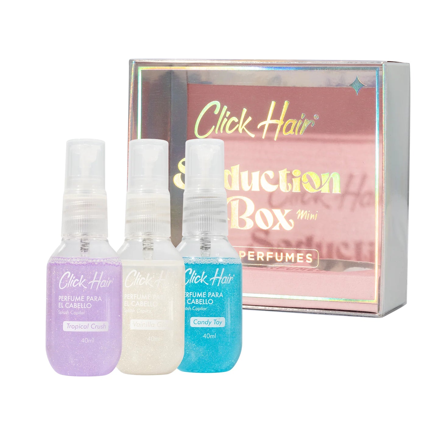 KIT PERFUMES MINI CLICK HAIR (DULCES)