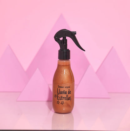 ILUMINADOR CORPORAL BRONCE LLUVIA DE ESTRELLAS