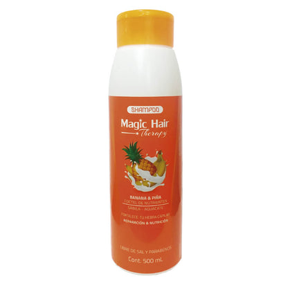 SHAMPOO ANTICAIDA BANANA Y PIÑA MAGIC HAIR