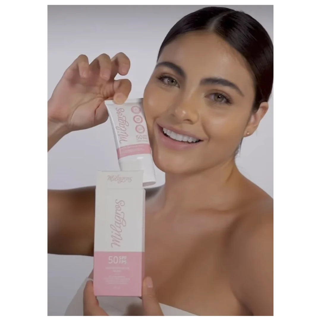 PROTECTOR SOLAR FACIAL CON COLOR  50 SPF|FPS (MILAGROS)