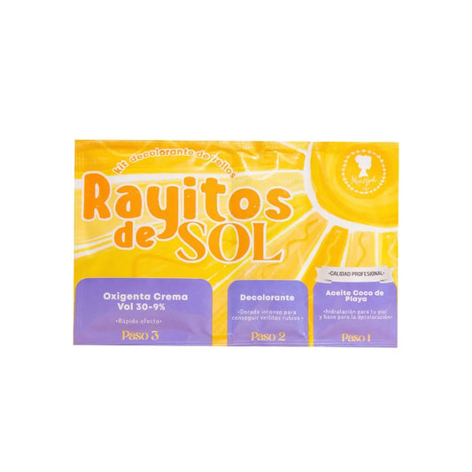 KIT DECOLORANTE DE VELLOS RAYITOS DE SOL