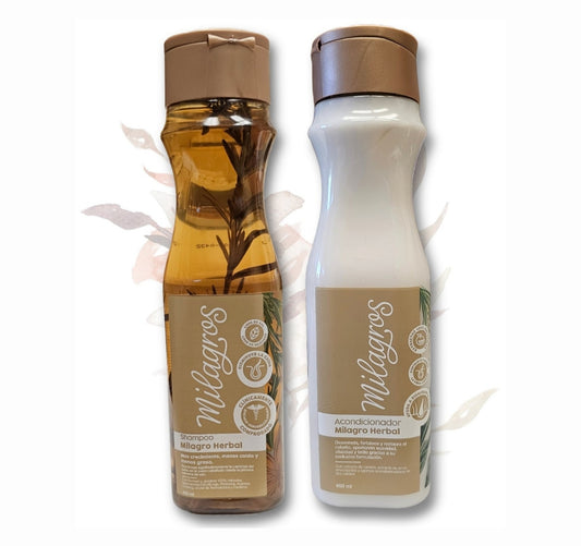 DUO MILAGRO HERBAL SHAMPOO Y ACONDICIONADOR
